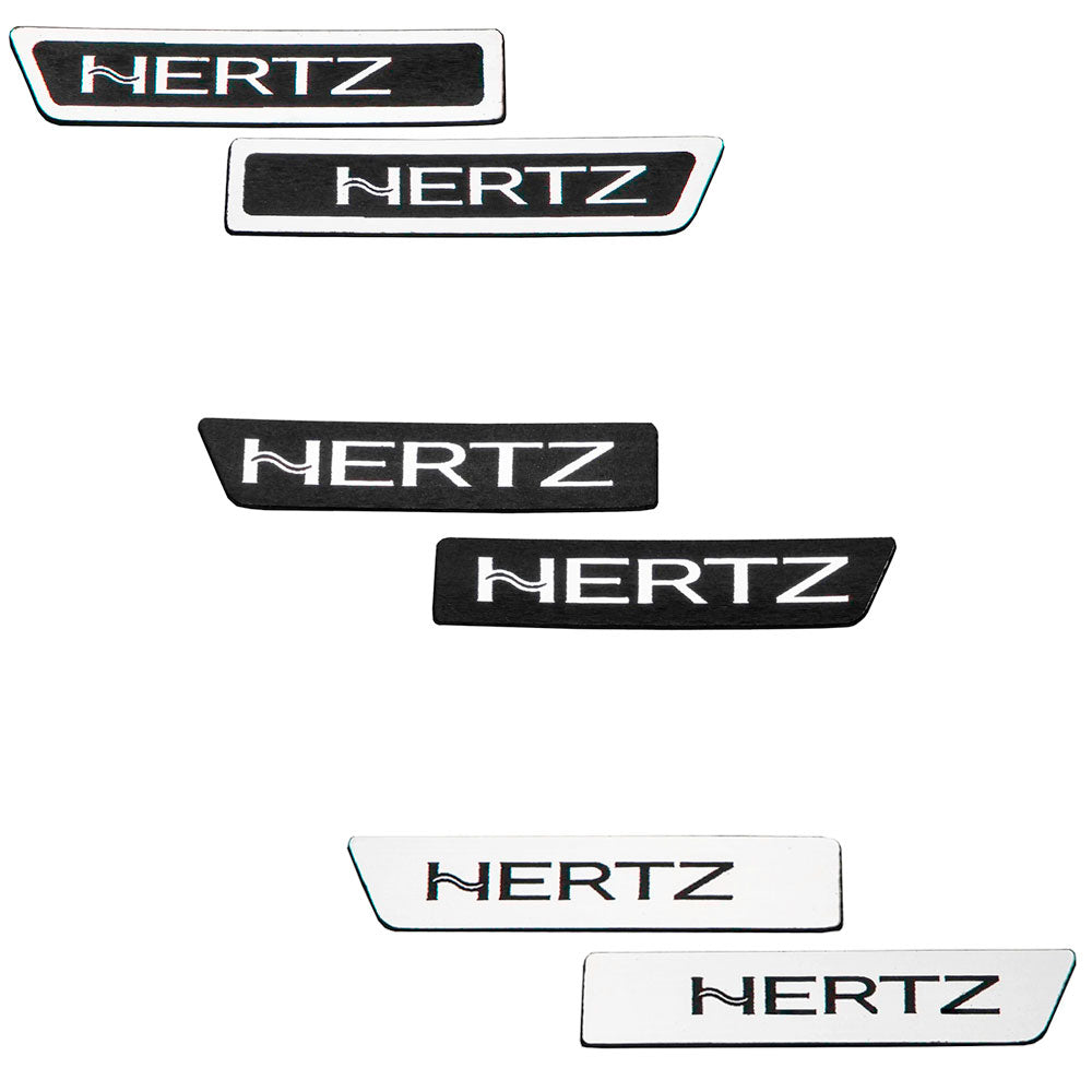 HogBadge Hertz Logos for 2023.5-2024 Street Glide CVO Front Speaker Grilles Only