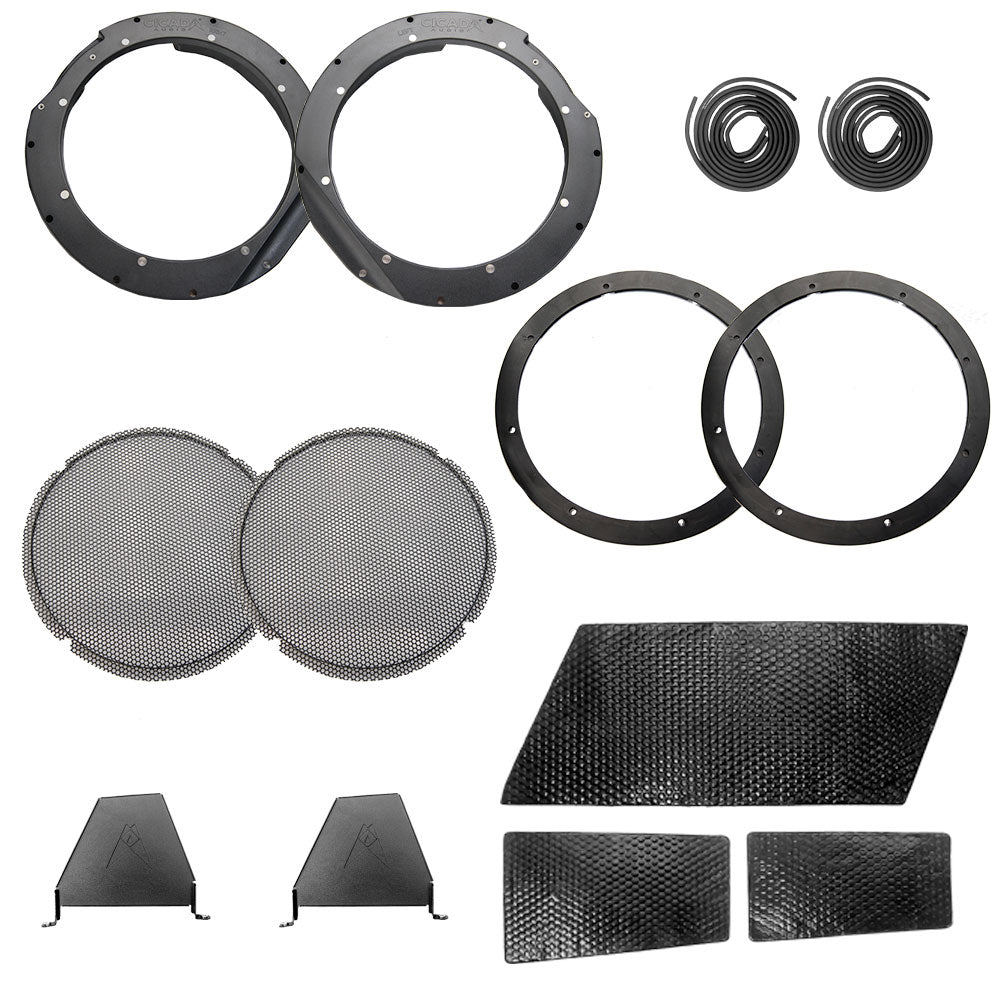 Hertz / Cicada Audio Subwoofer Add-On Kit for 2014-2023 Harley Davidson® Touring Motorcycles