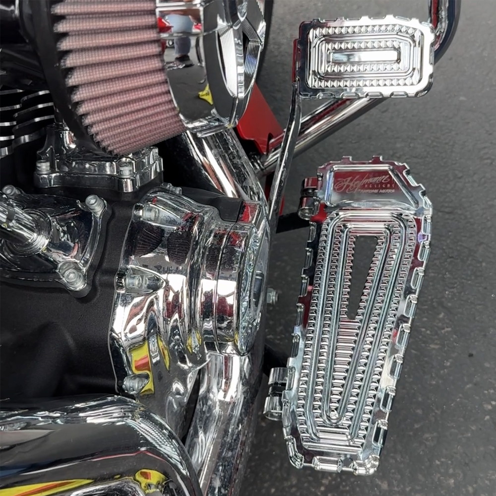 Hofmann Designs X Khrome Werks Foot Control Kit with Passenger Pegs or Mini Boards for Select '99-26 Harley Davidson Touring Motorcycles