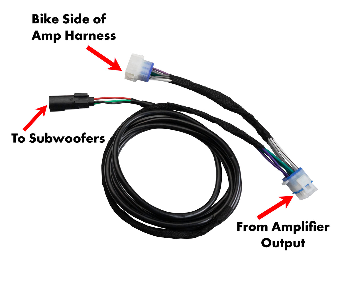 Hertz / Cicada Audio Subwoofer Add-On Kit for 2014-2023 Harley Davidson® Touring Motorcycles