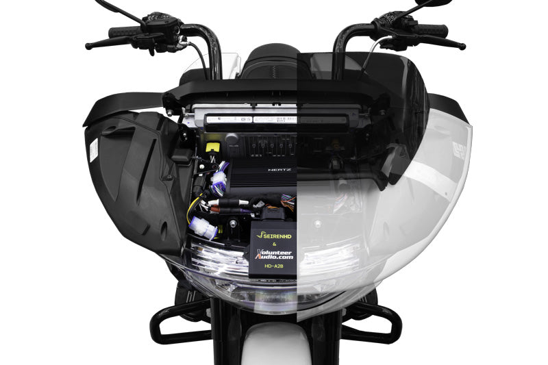 Volunteer Audio 10-Channel HD-A2B8 Amplifier Replacement Interface for 2023.5-Up Harley Davidson® Motorcycles