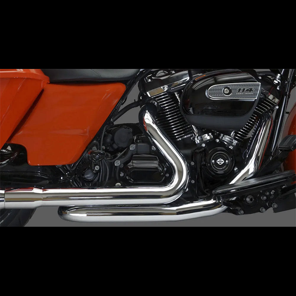 Khrome Werks 200420 Aggressor Series 2 Into 2 Header System in Chrome (1802-0398)