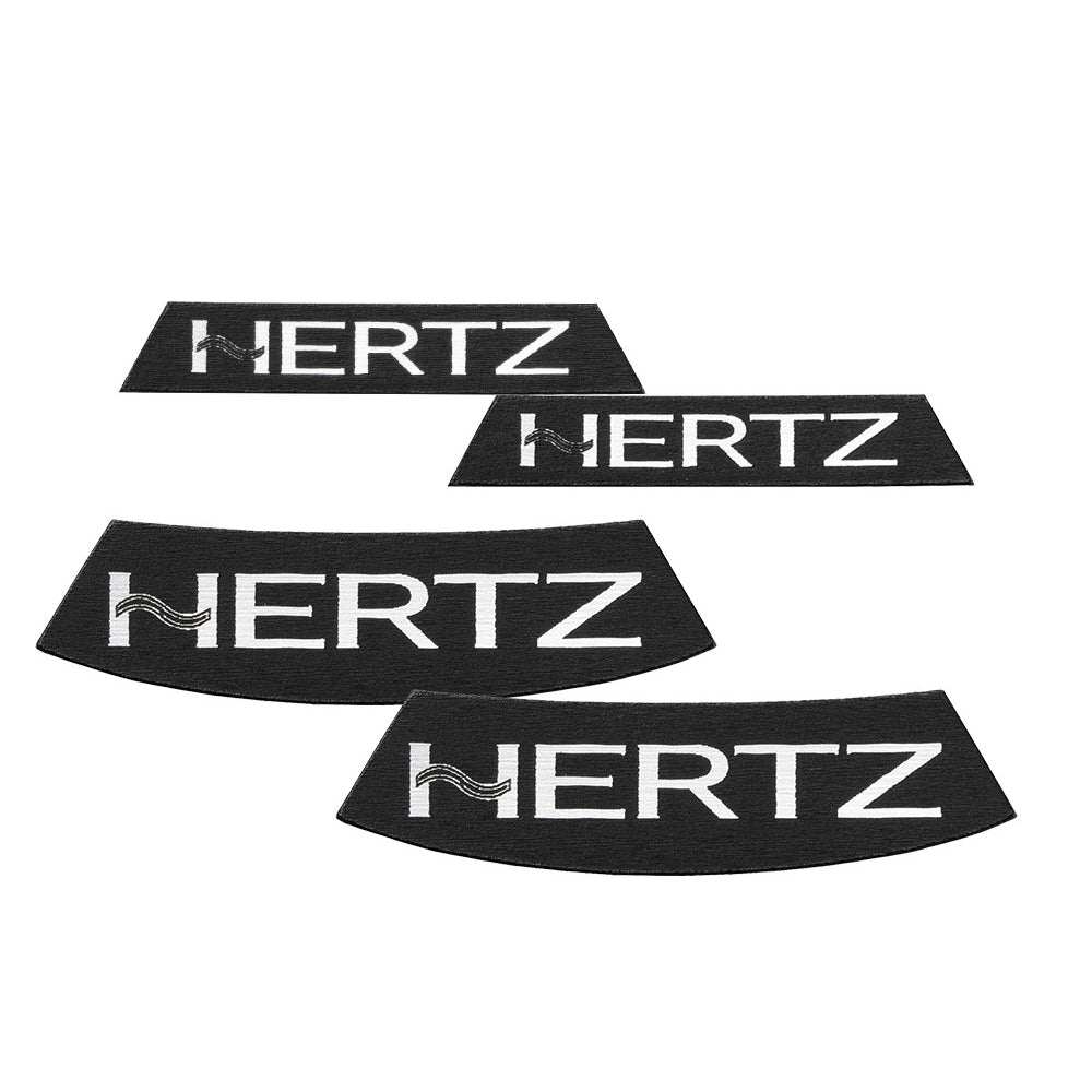 HogBadge Hertz Logos with Silver Text for 2021-2023 Road Glide CVO Factory Front & Tour Pak Grilles