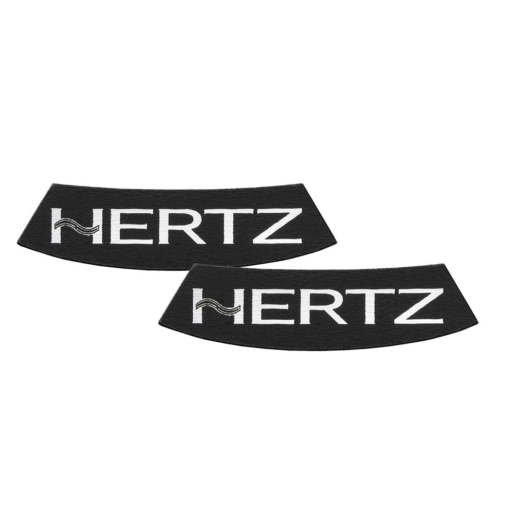 HogBadge Hertz Logos with Silver Text for 2021-2023 Street / Road Glide CVO Factory Tour Pak Grilles Only