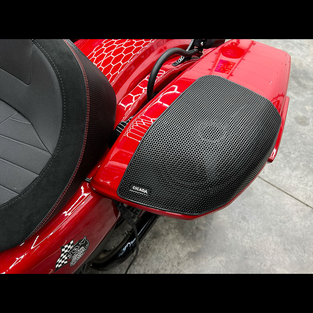 Cicada Audio CM/CXK Premium A2B Stage 4 Plug & Play Amp And Speaker Package For 2024-Up Harley Davidson® Road Glide Base Models