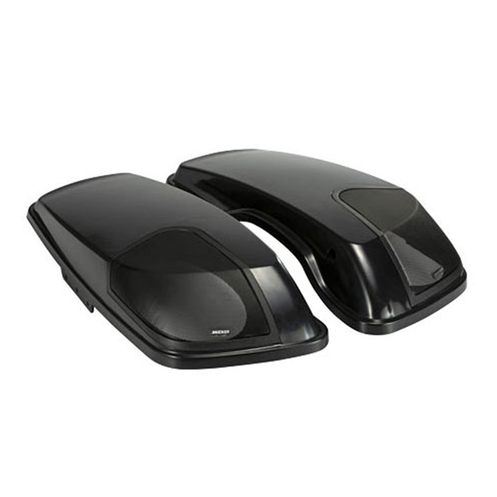 Kicker 46HDBL Bag Lids with Paintable Hardware for 2014-2023 Harley Davidson® Motorcycles