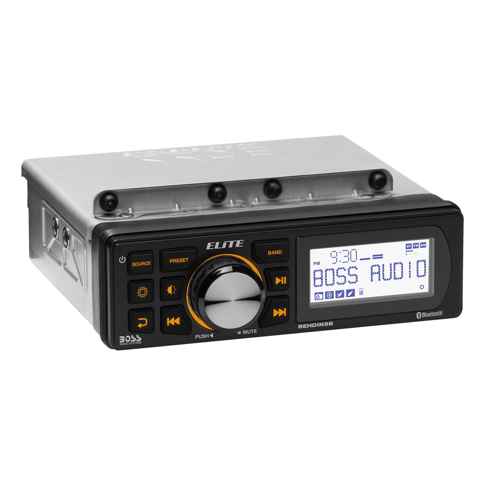 BOSS Audio Elite BEHDIN98 Multimedia Receiver for 1998-2013 Harley-Davidson® Touring Motorcycles