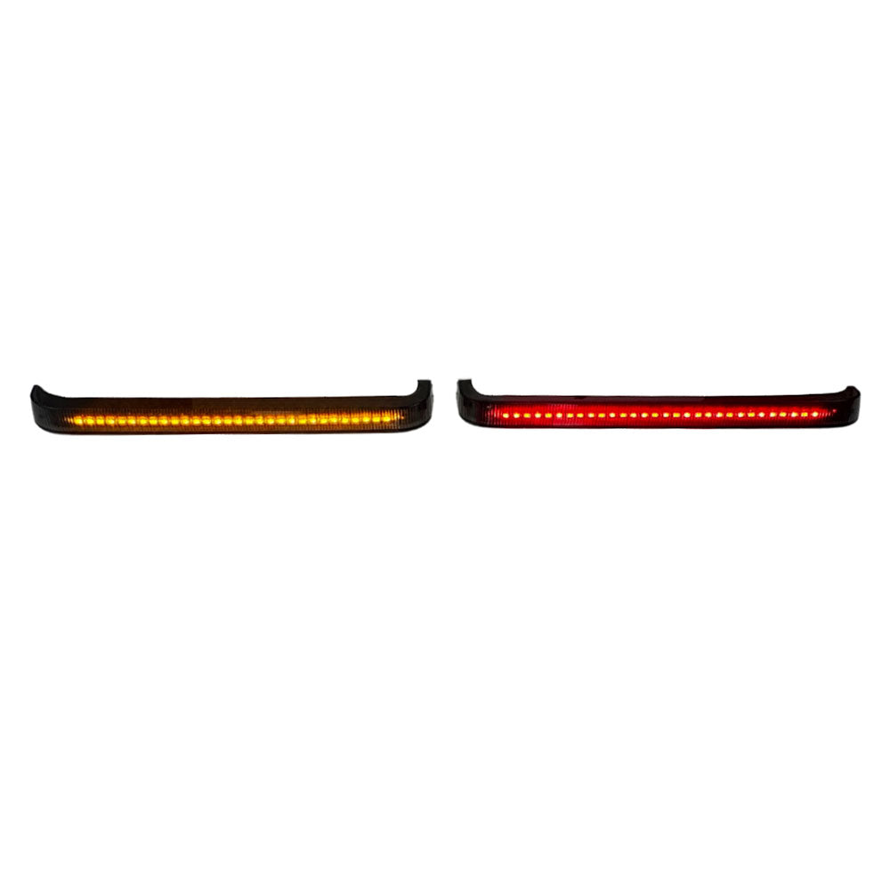 Custom Dynamics CD-LPDC-23-S / 2040-3439 Low Profile LED Saddlebag Lights with Smoke Lenses for 2023.5-2025 Harley Davidson® Base Models and CVO Motorcycles ( 20403439)