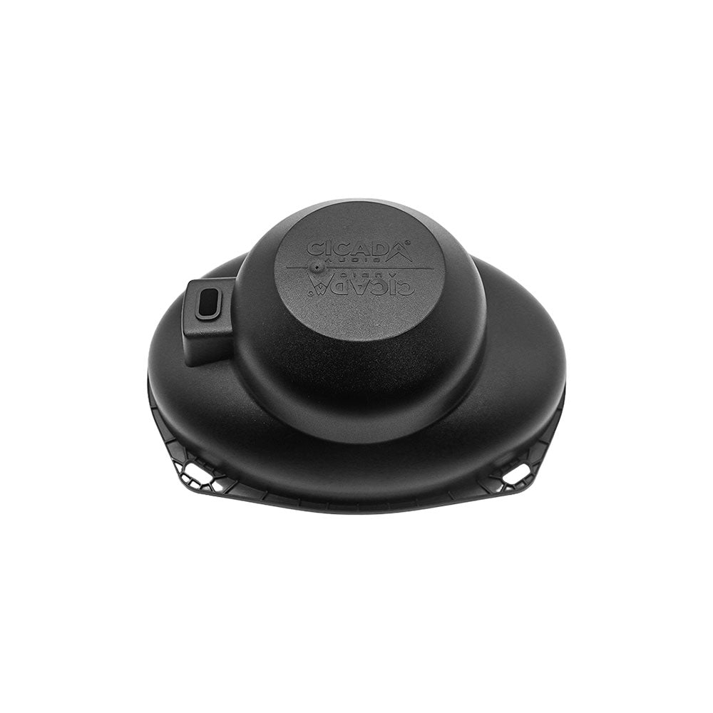 Cicada Audio CHD69HD 6x9" Coax Horn Saddlebag ABS Molded with Heat Sensor Vent Plastic Dividers