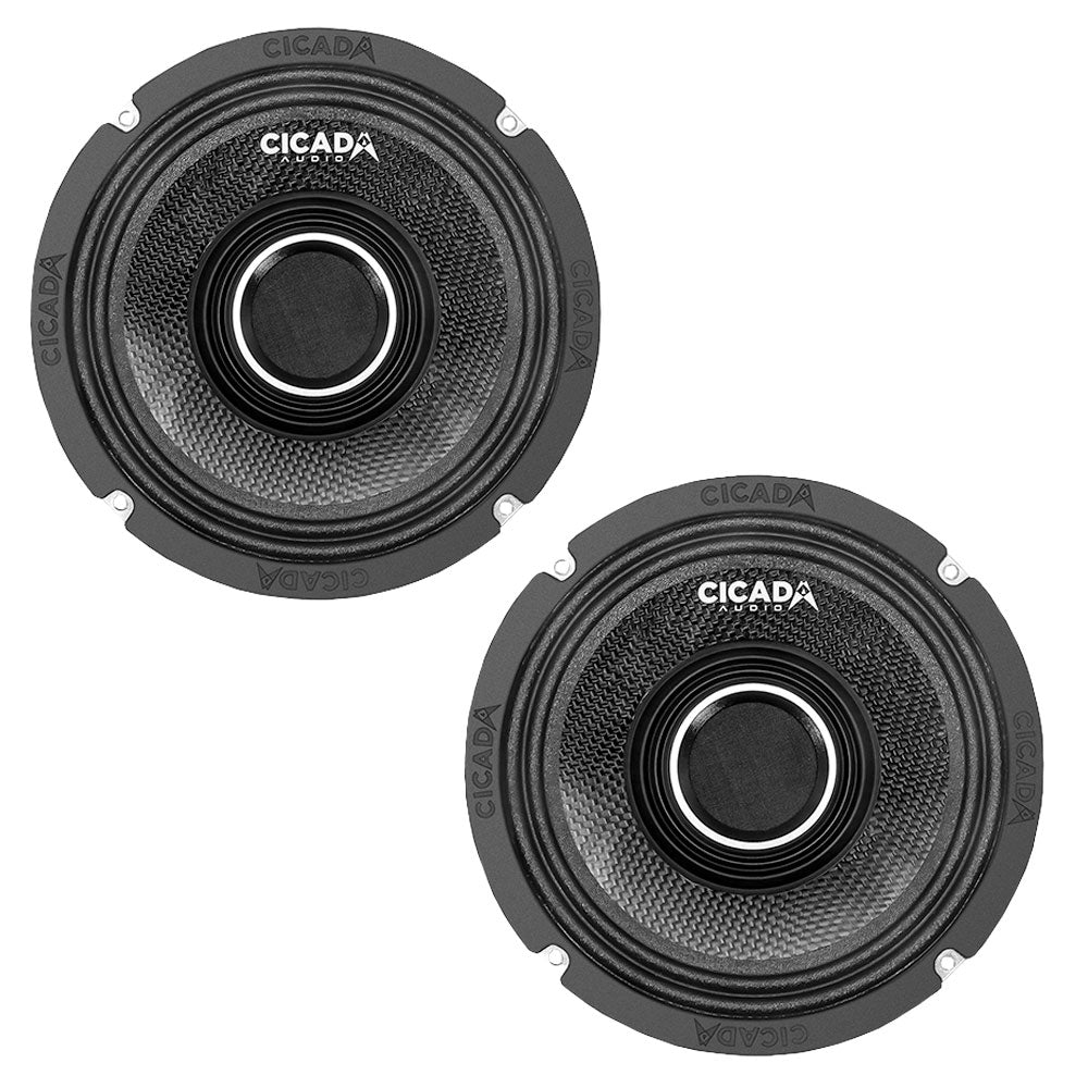 Cicada Audio CHX65.4 6.5"4-Ohm Pro Coax Horn Speakers for Upper Fairing, Lower Fairing, and Tour Pak Locations on Harley Davidson® Motorcycles