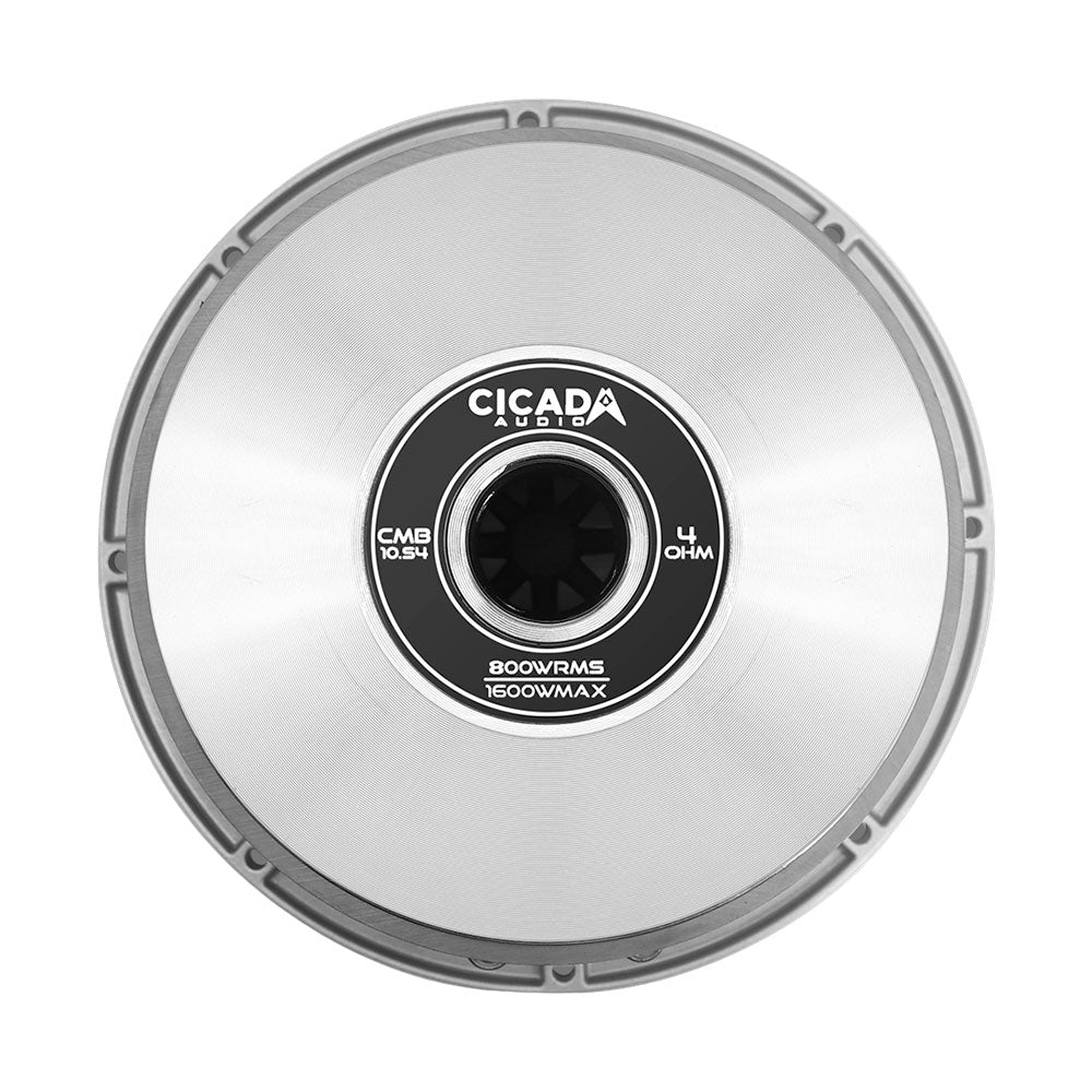 Cicada Audio CMB10.S4 10" Speakers with 24HDRING10 Saddlebag Mounting and 24HDRINGT Template Kit for 2024-Up Harley Davidson® Touring Motorcycles