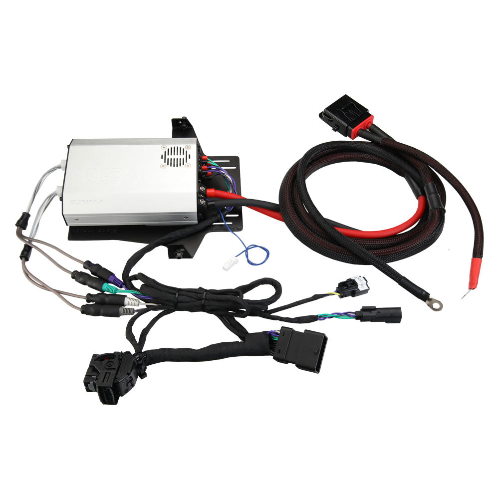 Cicada Audio CXK Stage 4 Plug & Play Amp And Speaker Package With Soundstream Reserve WHD14+ Radio For 2015-2023 Harley Davidson® Road Glide