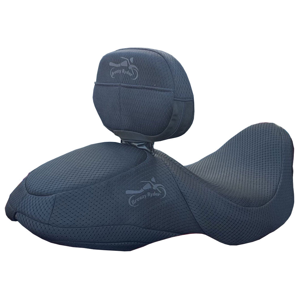 Breezy Ryder Custom Backrest Seat Cover for Standard Seats on Harley-Davidson® Motorcycles
