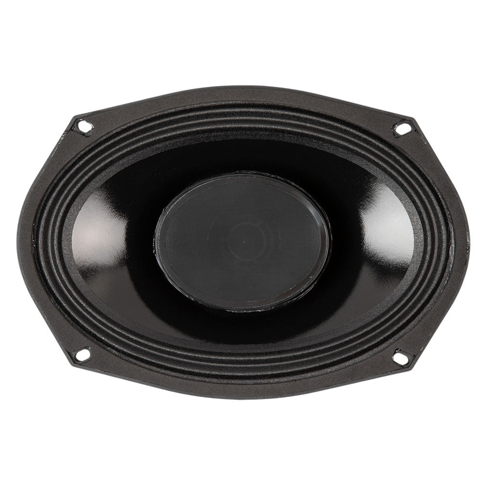 Precision Power HTW.694 6"x9” Weather Resistant 4 Ohm Horn-Loaded Speakers for Saddlebag Lid Locations on 1998-2025 Harley Davidson® Motorcycles