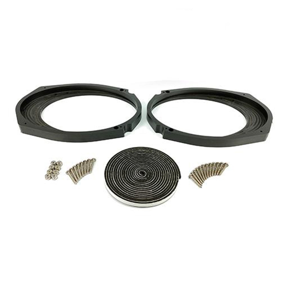 Hertz Stage 4 Plug & Play Amp And Speaker Package For 2009-2013 Harley Davidson® CVO Road Glide for Existing Soundstream Reserve, Aquatic-AV, and Boss Radios