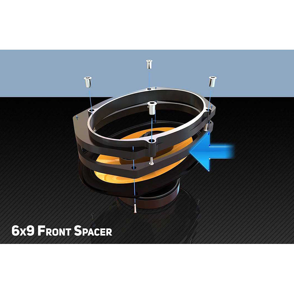 American Hard Bag IP-6X9-SPACER 1/2" 6x9 Spacer for 1998-2023 Harley Davidson® Motorcycles