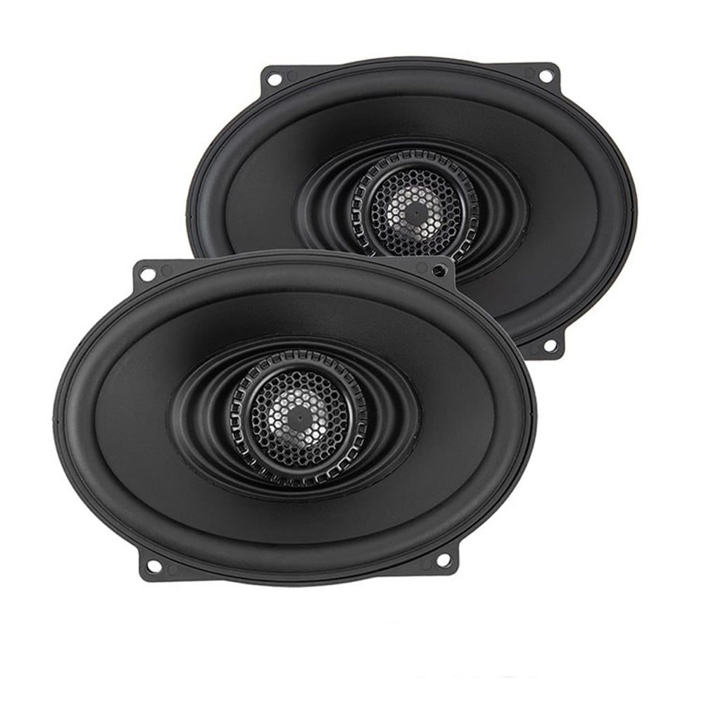 Power Precision MAS.572 5x7" 2-Ohm Premium Full Range Coaxial Speakers for Rear Locations on 2014-2023 Harley Davidson® Motorcycles