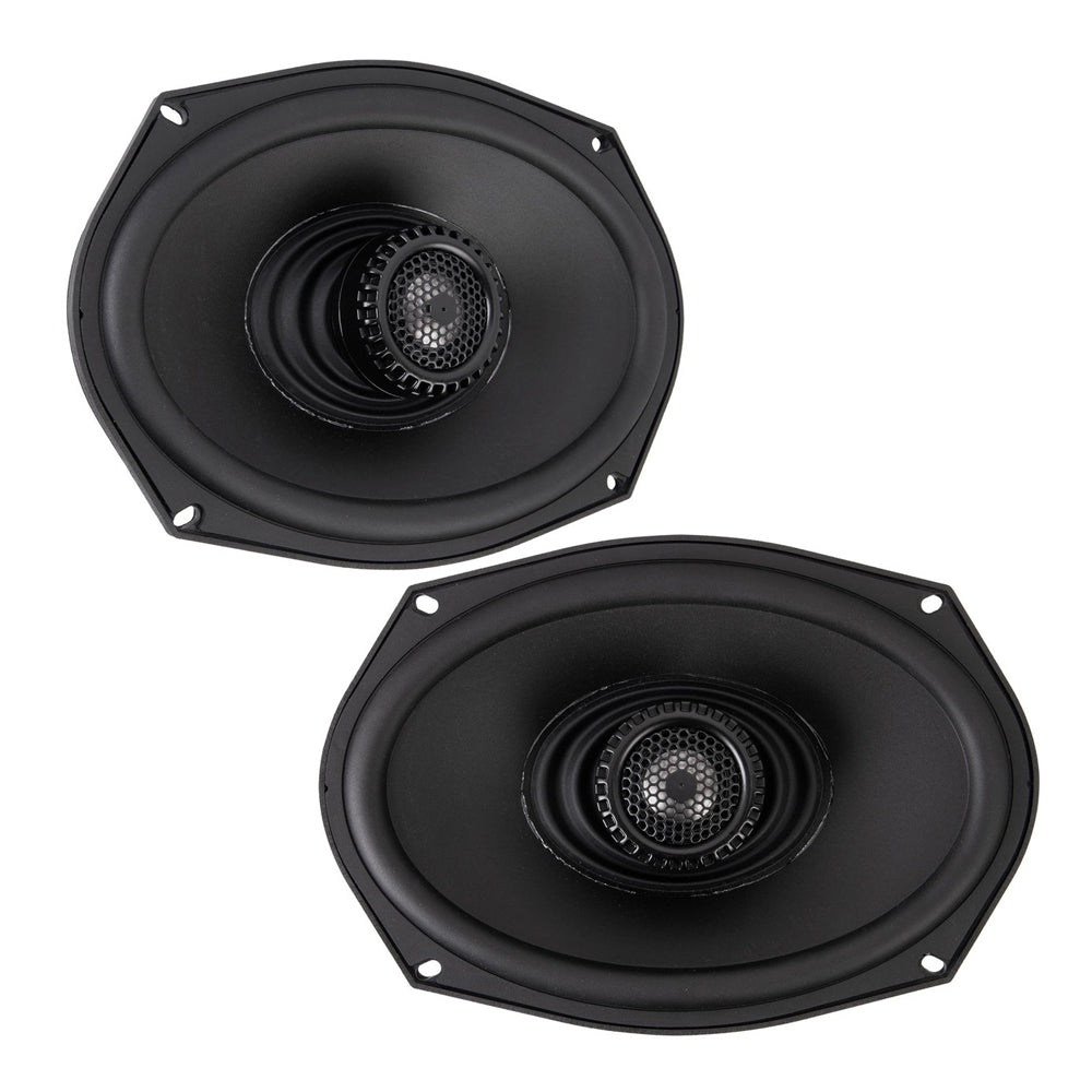 Precision Power 5.25" Stage 4 Plug & Play Amp And Speaker Package For 1996-2013 Harley Davidson® Street Glide, Electra Glide, And Ultra for Existing Soundstream Reserve, Aquatic-AV, and Boss Radios