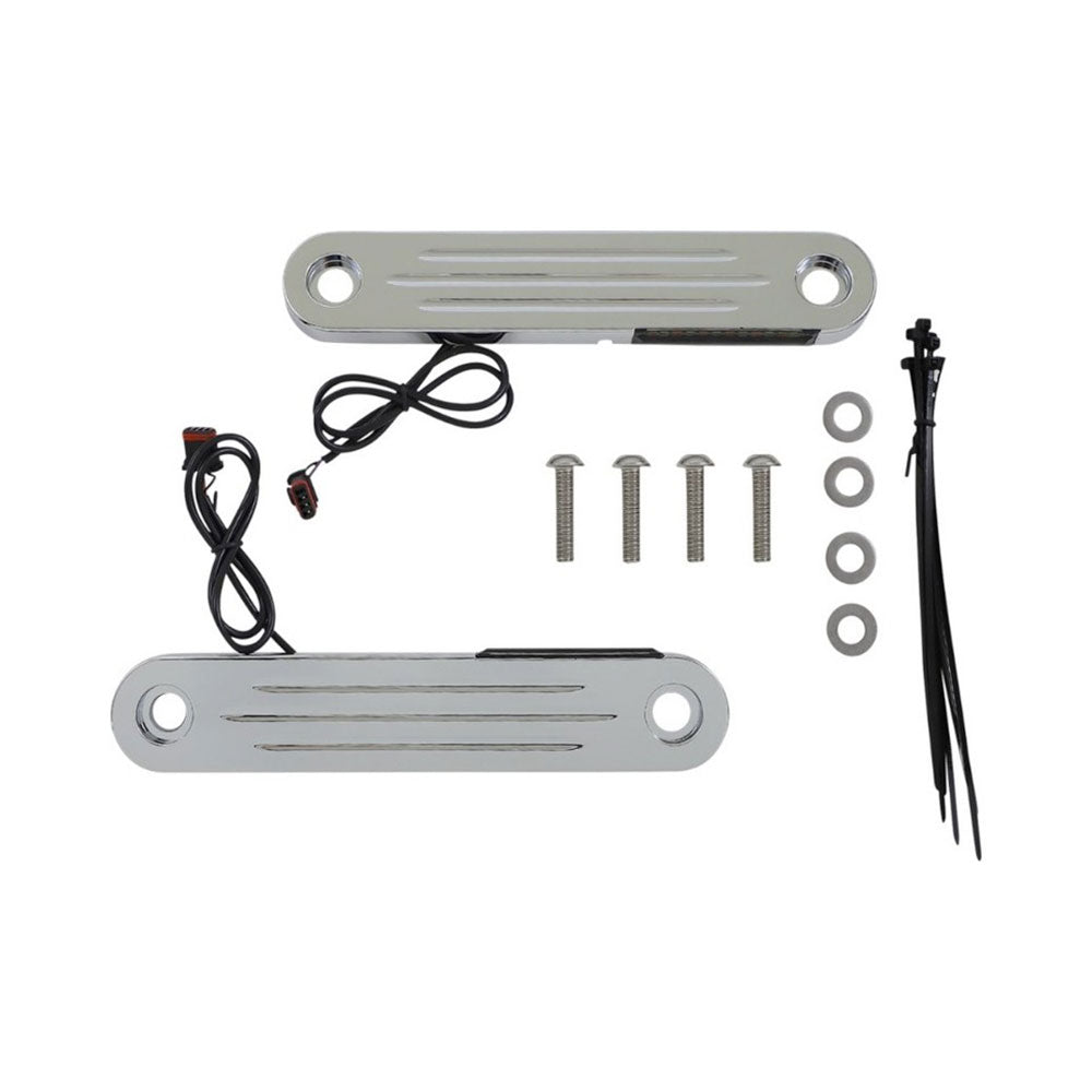 Custom Dynamics ProBeam Dynamic Strips Front Turn Signals for Harley Davidson® 2014-2025 Street Glide, Electra Glide, Ultra, and Tri Glide Motorcycles