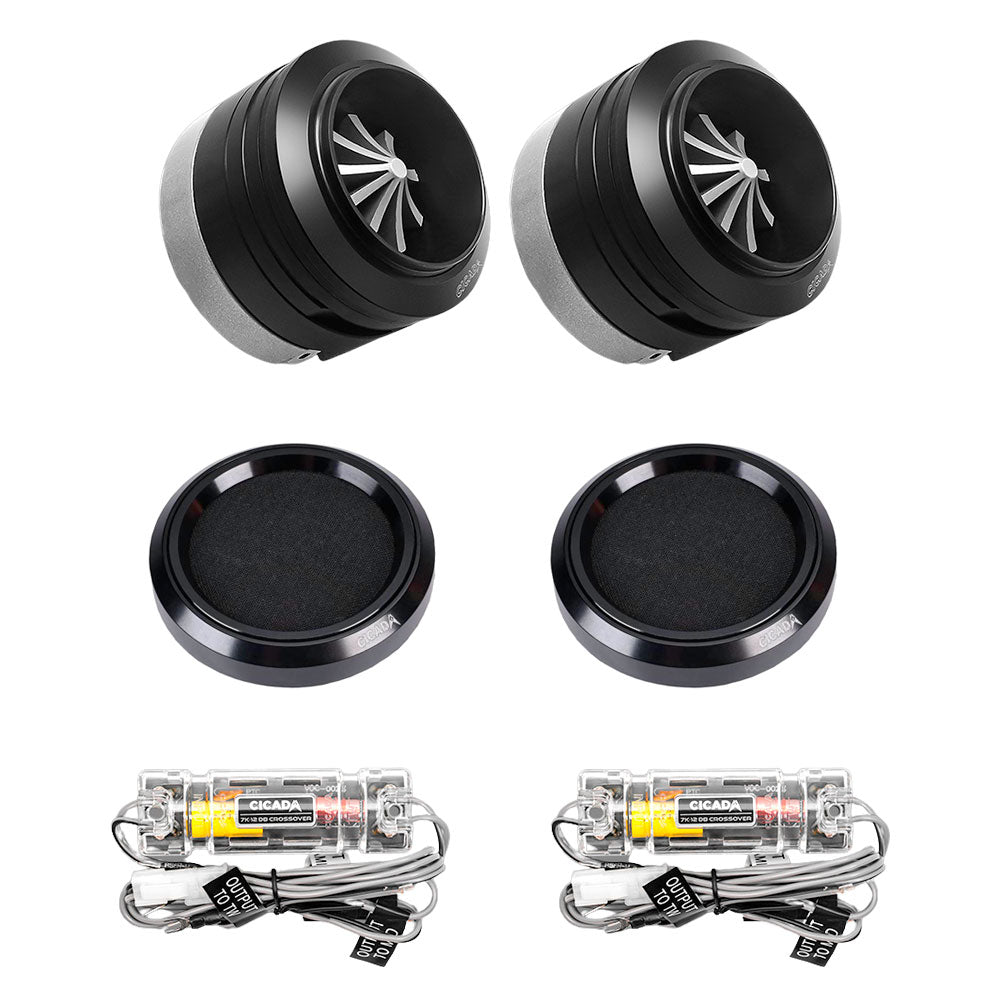 Cicada Audio RR1T 1" 4-Ohm Ring Radiator Horn Tweeters - Pair