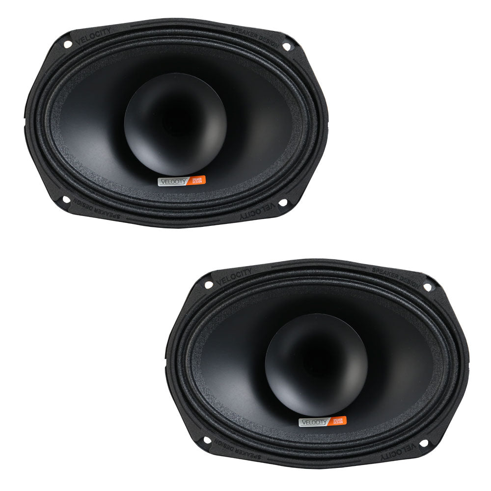 Velocity RZ69H Full Range 6x9 Horn Loaded Coax 300W for Harley Davidson® Motorcycles