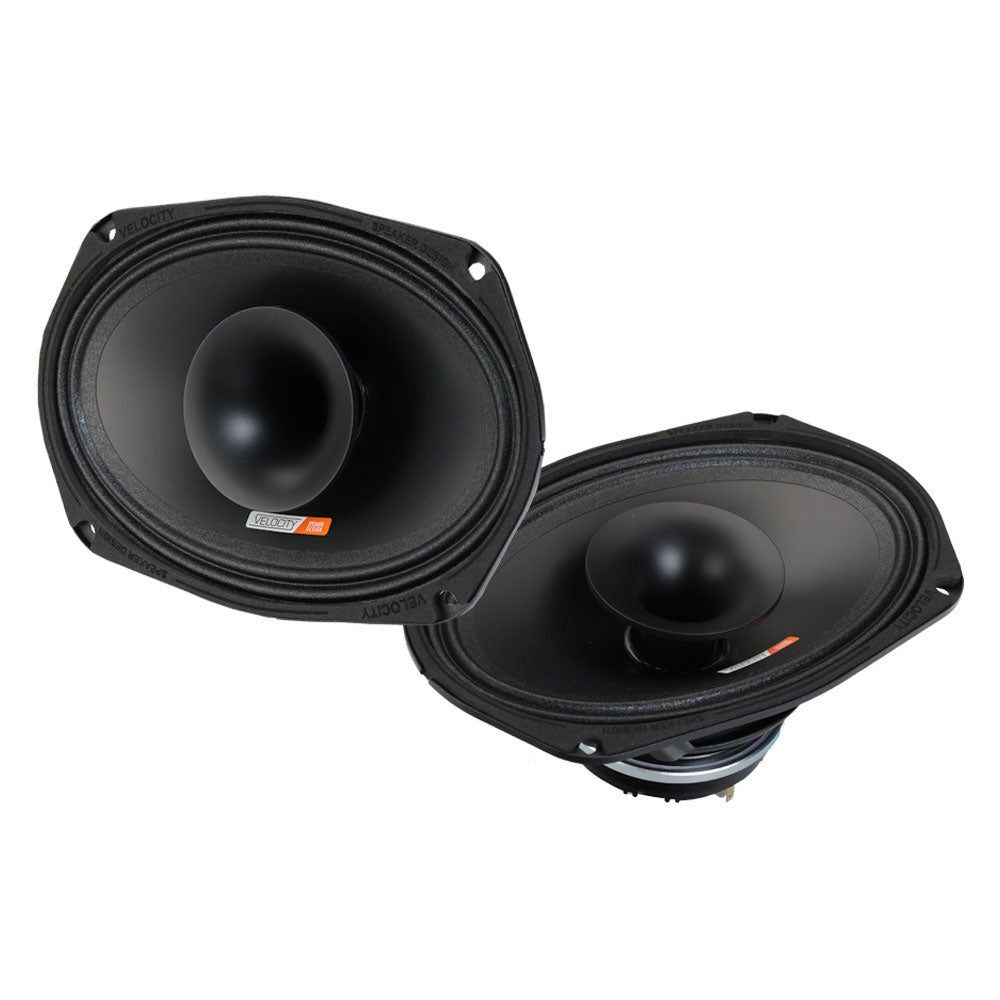 Velocity RZ69H Full Range 6x9 Horn Loaded Coax 300W for Harley Davidson® Motorcycles