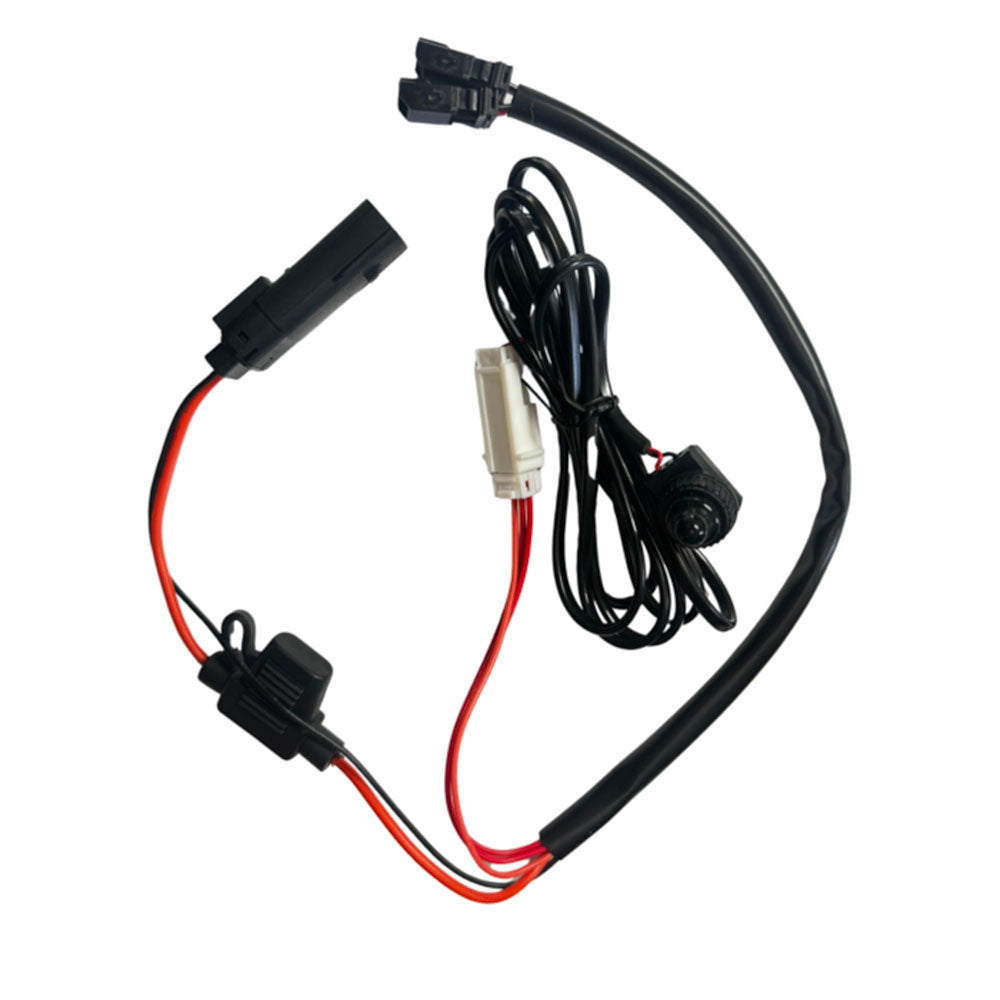Custom Dynamics Shark Demon LED Fog Lights with 1.25" P-Clamp Mounts for 2023-2025 Harley Davidson® Motorcycles