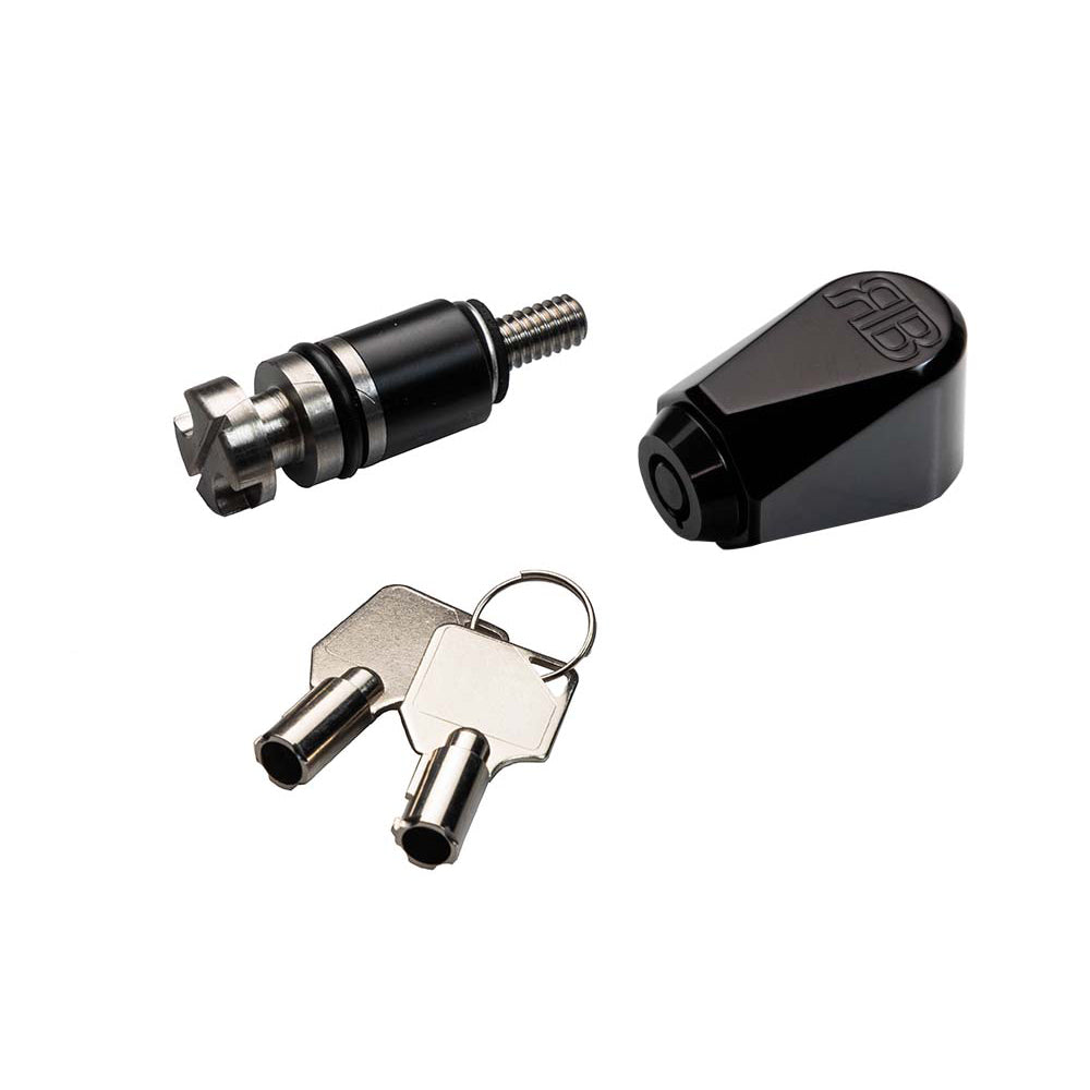 Robert Becker Design SLX-Blk Black Seat Lock For Harley Davidson® Freewheeler And Road Glide 3 Motorcycles