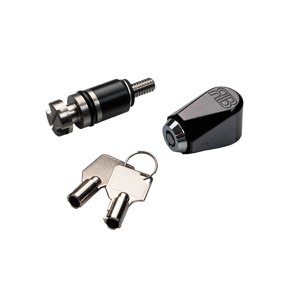 Robert Becker Design SLX-Blk Black Seat Lock For Harley Davidson® Freewheeler And Road Glide 3 Motorcycles
