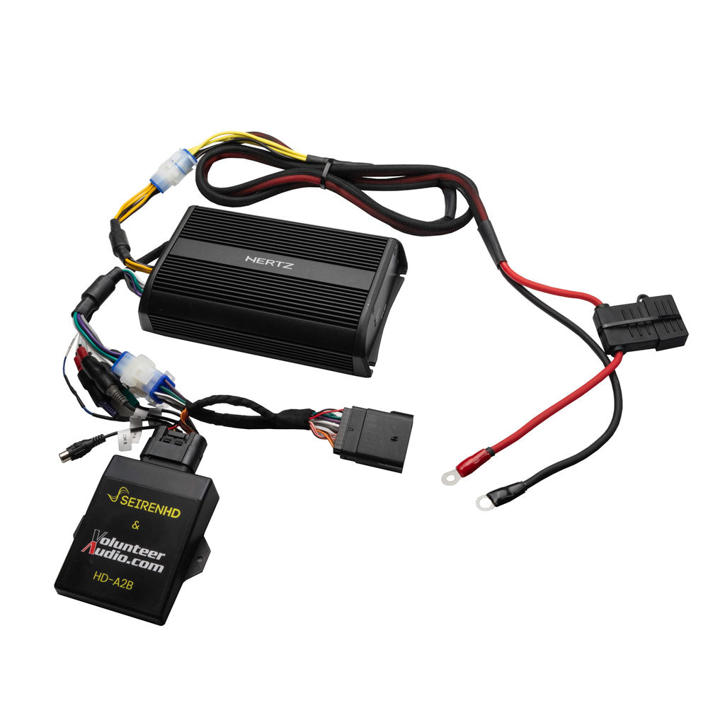 Hertz Premium A2B Stage 6 Plug & Play Amp And Speaker Package For 2024-Up Harley Davidson® Street Glide Motorcycles