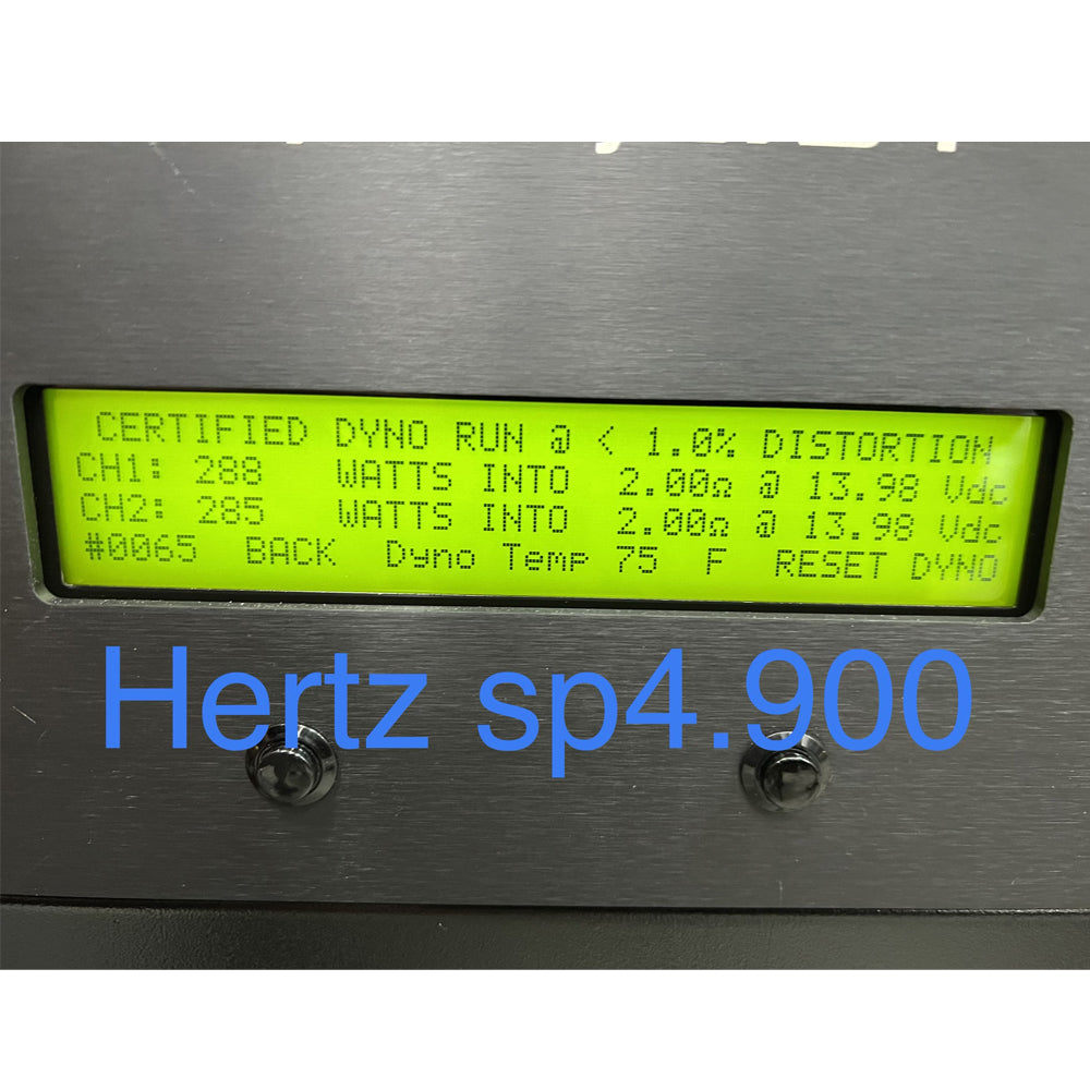 Hertz SP4.900 1000W RMS 2000W Peak Advanced Class D Amplifier can be used as 2 - 3 - 4 Channel ( sp4900 )