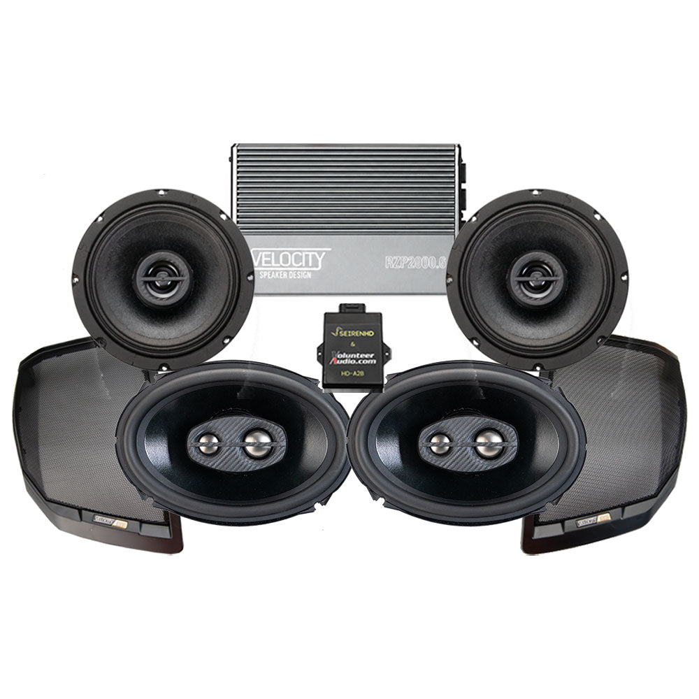 Velocity Premium A2B Stage 4 Plug & Play Amp And Speaker Package For 2026 Harley Davidson® CVO Road Glide ST Motorcycles