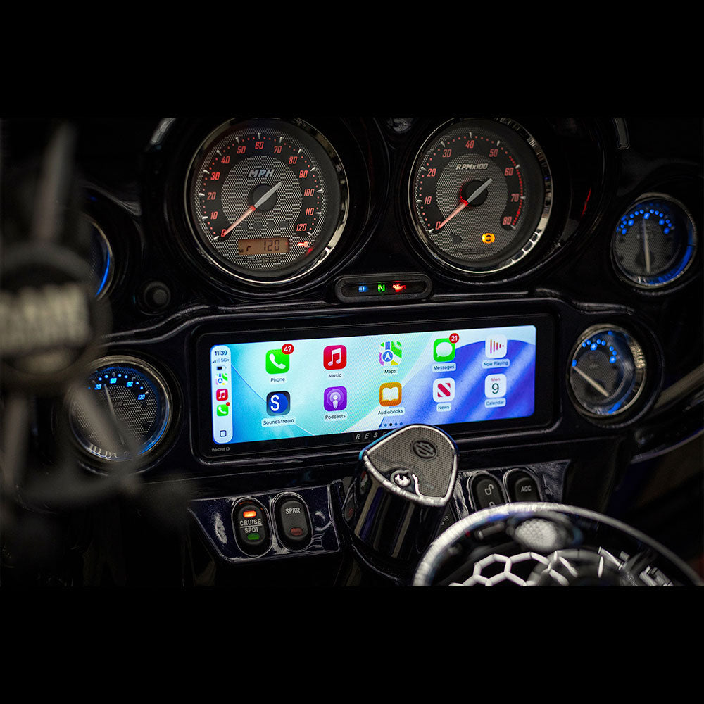 Soundstream Reserve WHD.9813 Plug-N-Play Multimedia Head Unit For 1998–2013 Harley Davidson® Touring Series Motorcycles ( WHD9813 )