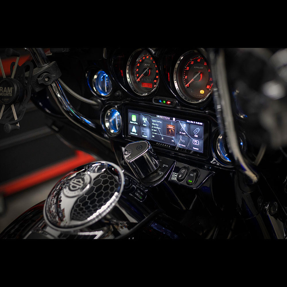 Soundstream Reserve WHD.9813 Plug-N-Play Multimedia Head Unit For 1998–2013 Harley Davidson® Touring Series Motorcycles ( WHD9813 )