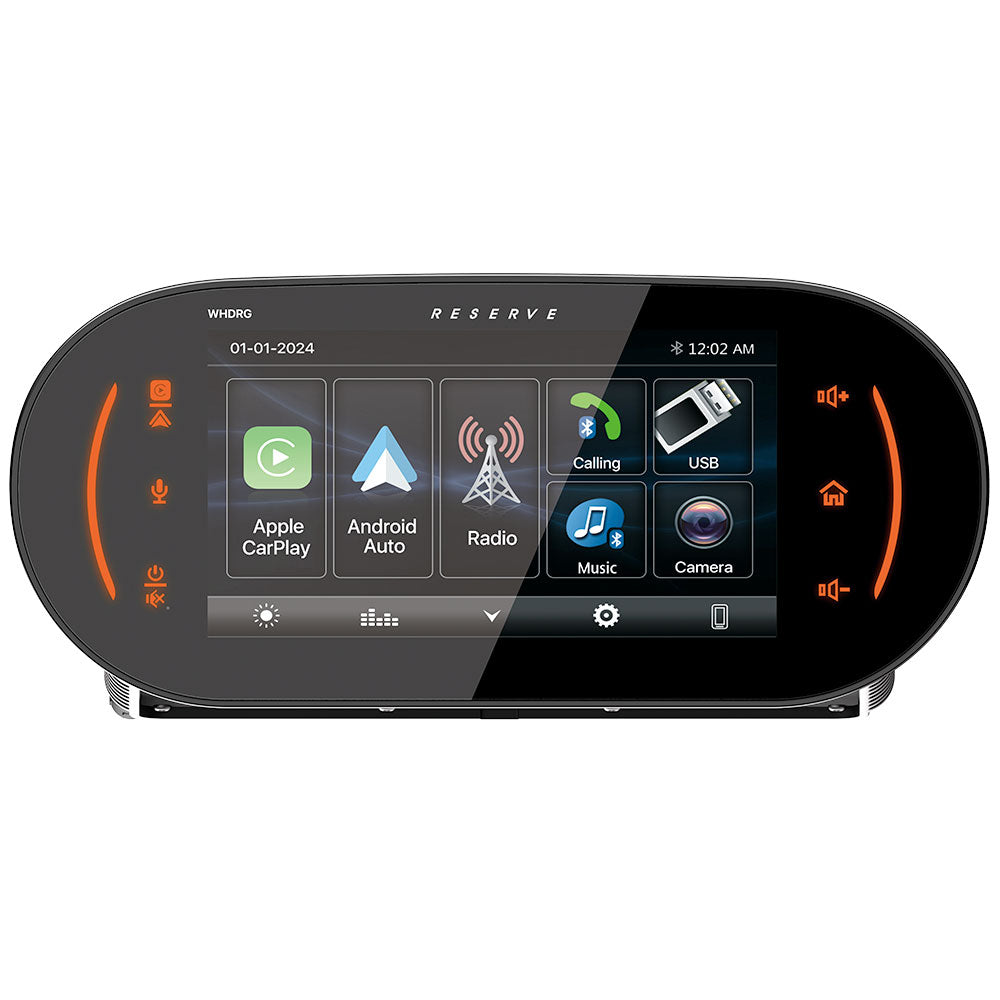 Soundstream Reserve WHD.RG 1998-2013 Plug-N-Play Head Unit for Harley Davidson® Road Glide Motorcycles with Wireless Apple CarPlay®, Android Auto, & SiriusXM Ready®