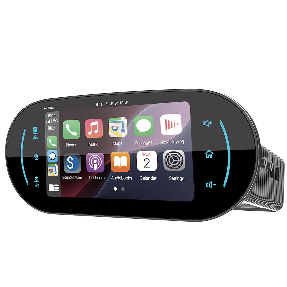 Soundstream Reserve WHD.RG 1998-2013 Plug-N-Play Head Unit for Harley Davidson® Road Glide Motorcycles with Wireless Apple CarPlay®, Android Auto, & SiriusXM Ready®