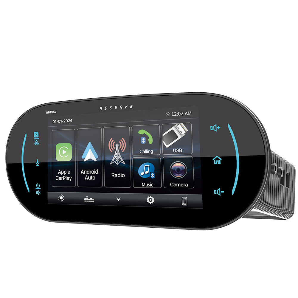 Soundstream Reserve WHD.RG 1998-2013 Plug-N-Play Head Unit for Harley Davidson® Road Glide Motorcycles with Wireless Apple CarPlay®, Android Auto, & SiriusXM Ready®