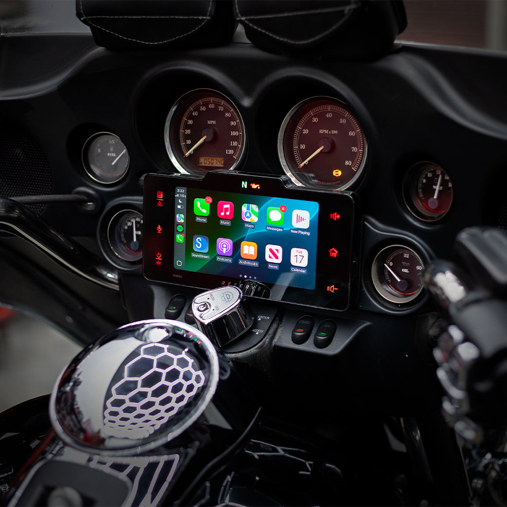 SoundStream Reserve WHD.SG Plug-N-Play Upgrade Headunit for 1998-2013 Harley Davidson® Street Glide with Wireless Apple CarPlay®, Android Auto® & SiriusXM Ready® ( WHDSG )