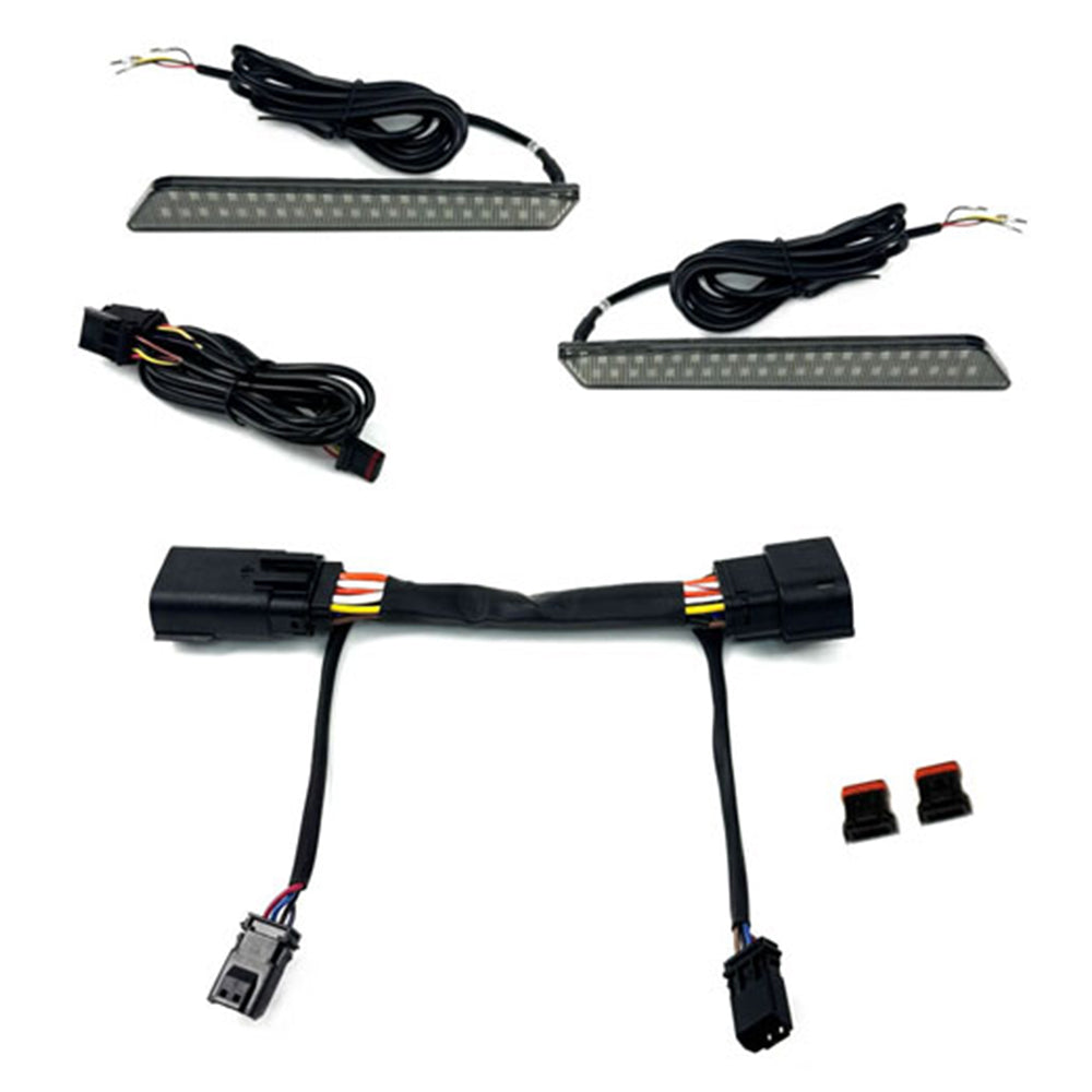 Custom Dynamics CD-LATCH-23 Saddlebag LED Latch Lights for 2024-2025 Harley Davidson® Street Glide / Road Glide Motorcycles