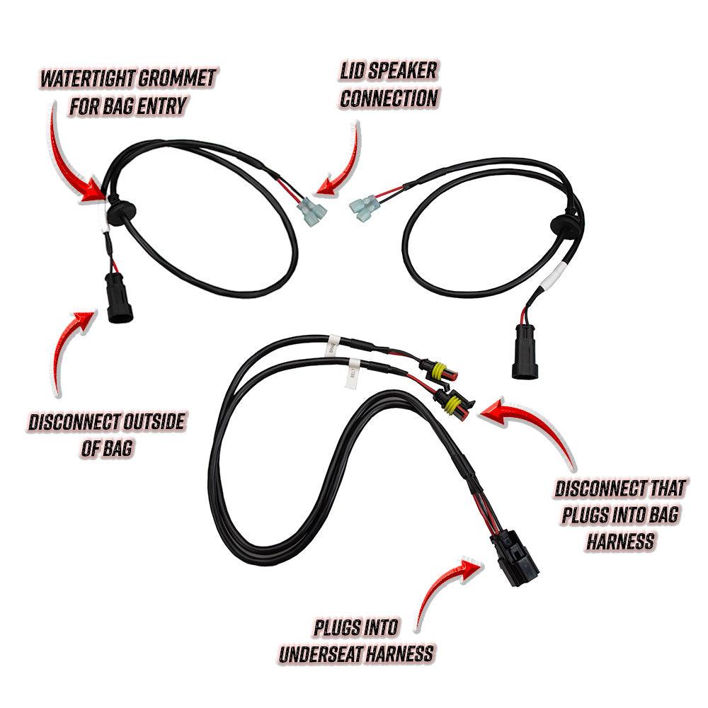 Volunteer Audio 10-Channel HD-A2B8 Amplifier Replacement Interface for 2023.5-Up Harley Davidson® Motorcycles
