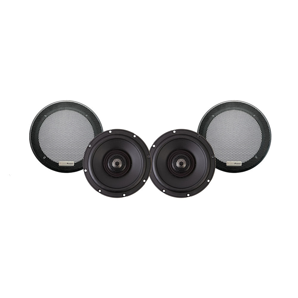 Precision Power MAS.654 6.5″ Speakers With Metra BC-9720 & TPH-27 Rear Harnessing For 1998-2013 Harley Davidson® With Add On Tour Pack