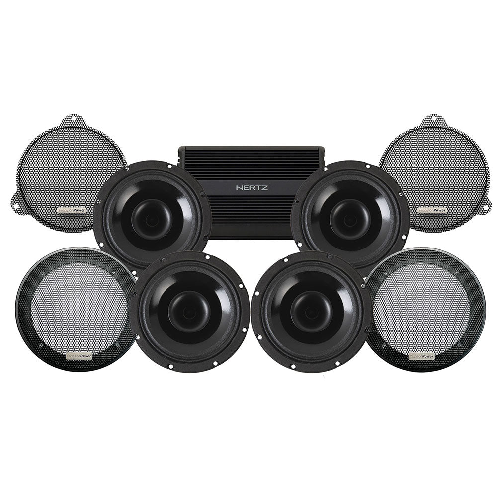 Precision Power HT Stage 4 Plug & Play Amp and Speaker Package For 2014-2023 Harley Davidson® Street Glide and Electra Glide with Factory or Existing SoundStream Reserve Radios