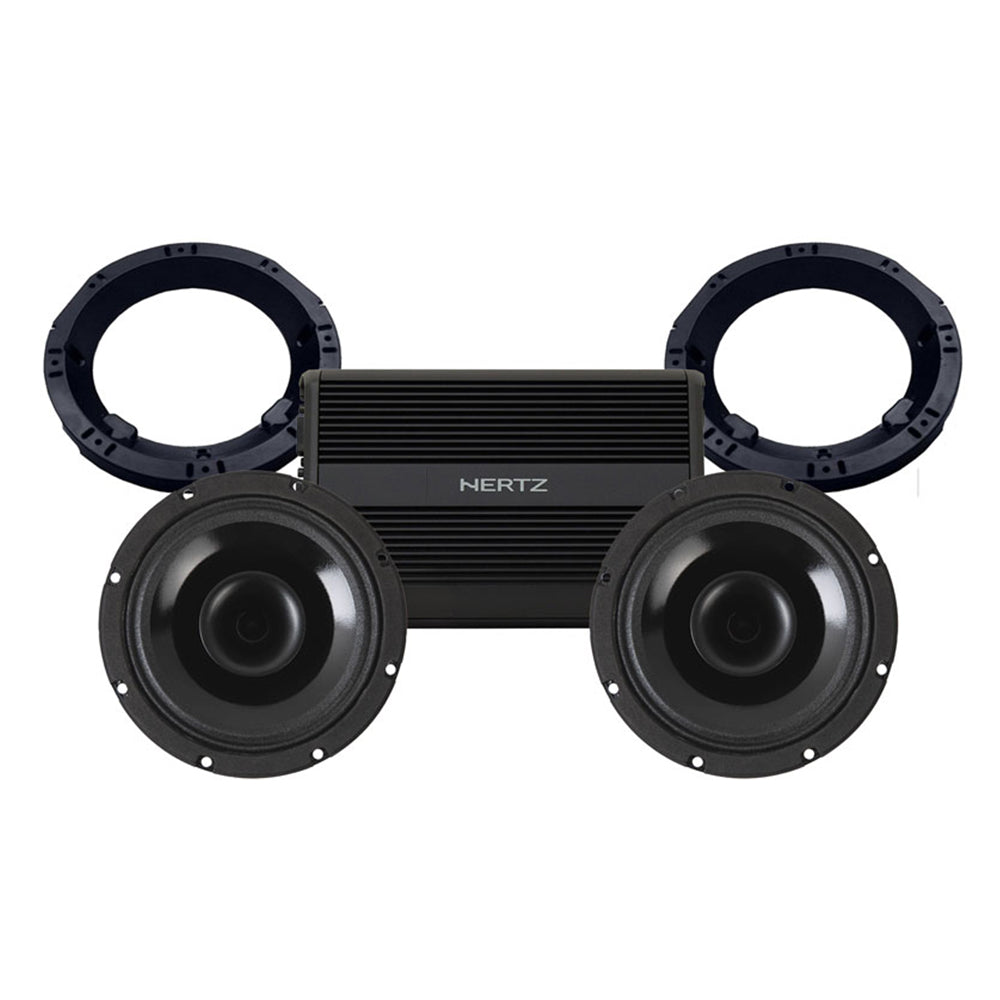 Precision Power HT Stage 2 Plug & Play Amp And Speaker Package For 1996-2013 Harley Davidson® Road Glide for Existing Soundstream Reserve, Aquatic-AV, and Boss Radios