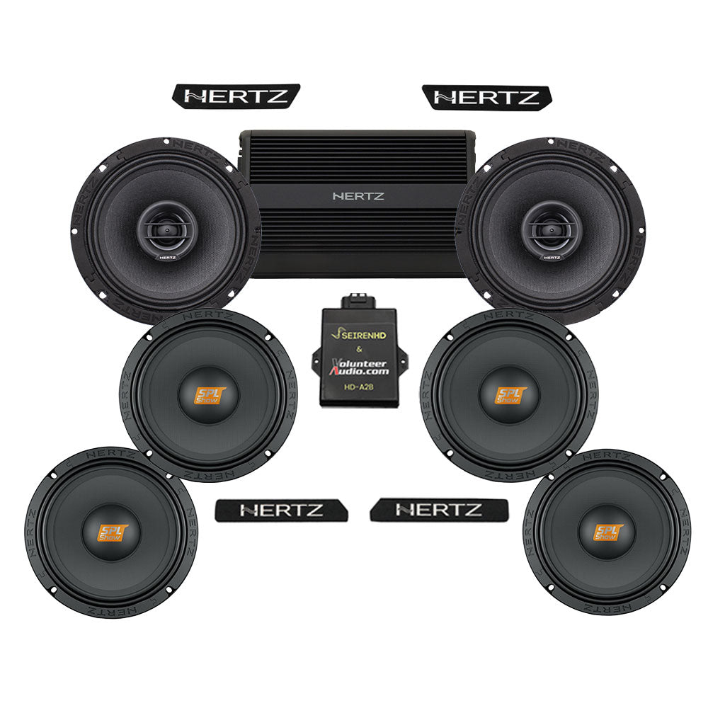Hertz Premium A2B Stage 6 Plug & Play Amp And Speaker Package For 2026 Harley Davidson® CVO Street Glide Limited and CVO Street Glide 3 Limited Motorcycles