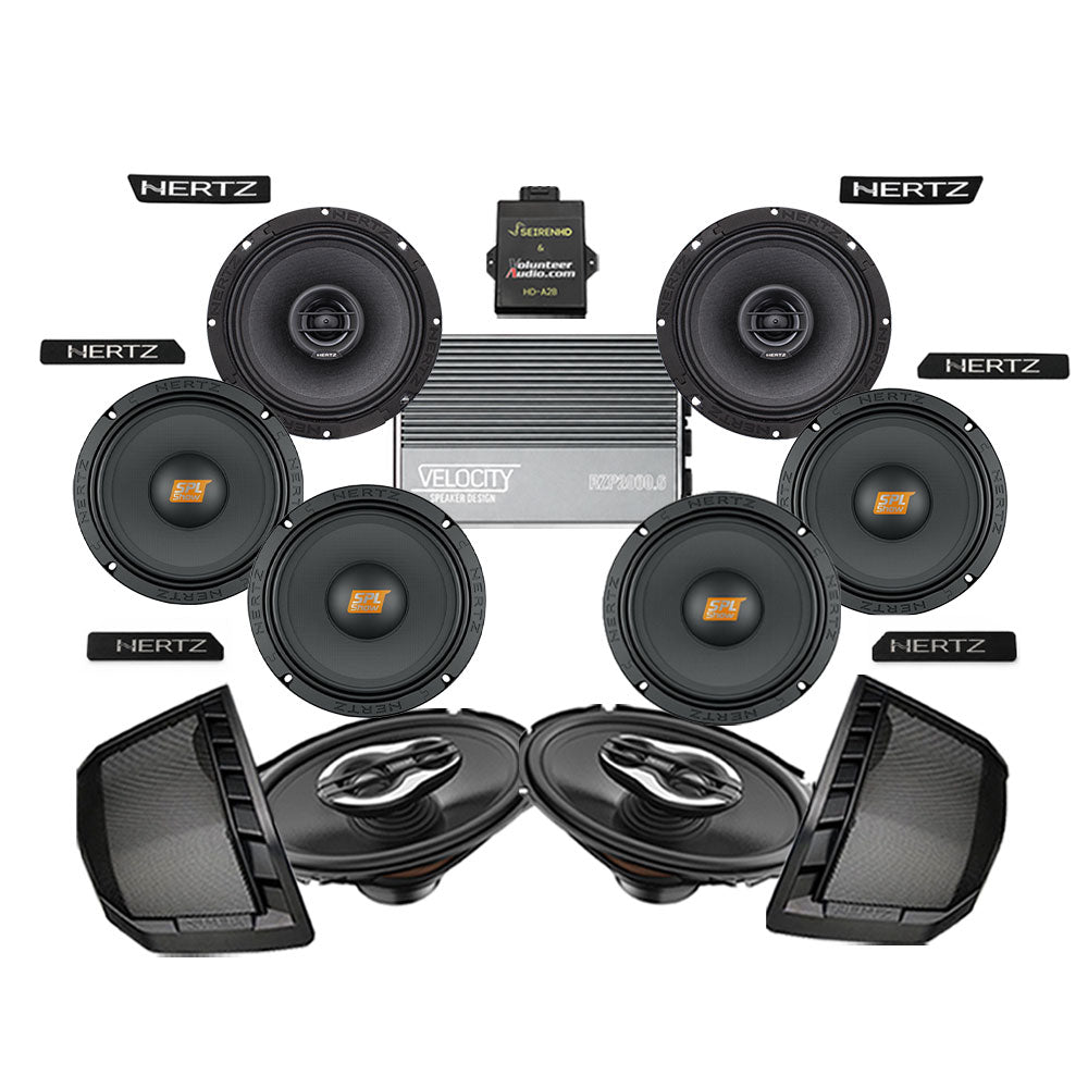 Hertz Signature A2B Stage 8 Plug & Play Amp And Speaker Package For 2026 Harley Davidson® Street Glide Limited Motorcycles