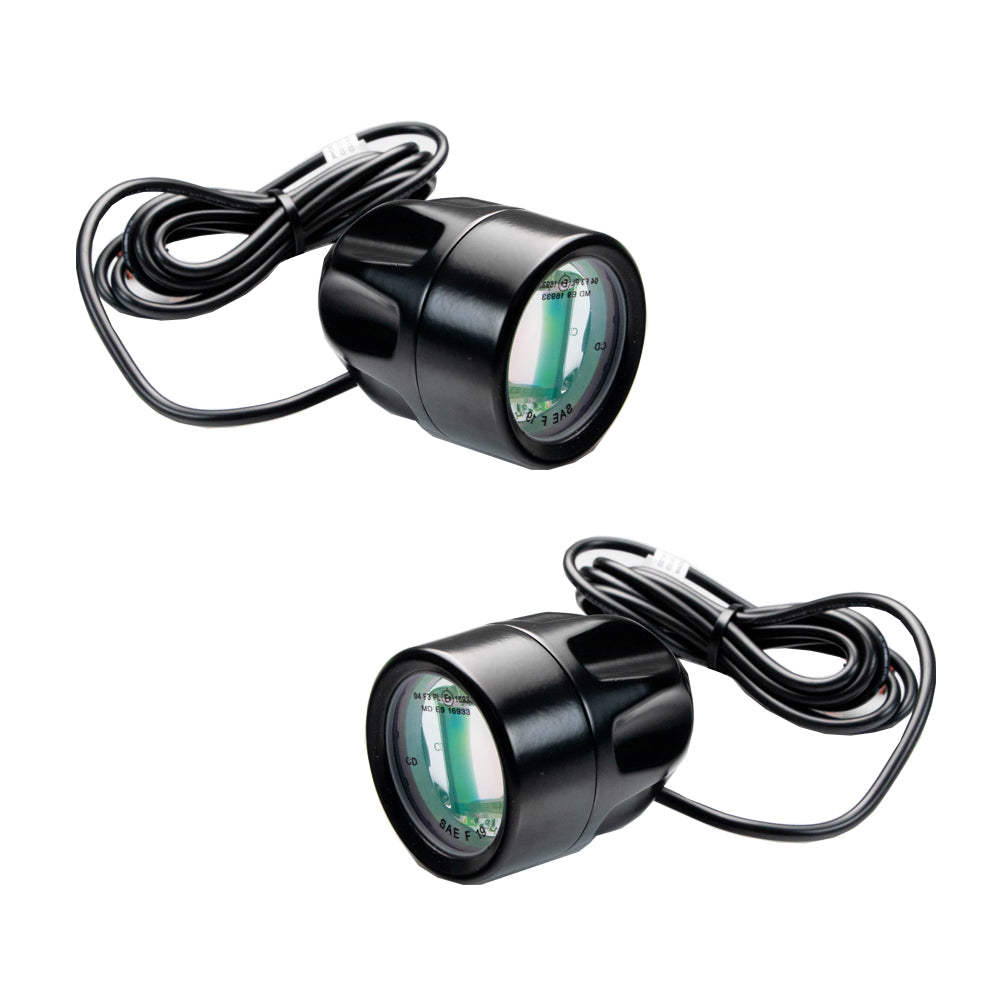 Custom Dynamics ProBeam® Auxiliary LED Halo Fog Lamps for 2023-2025 CVO Harley-Davidson Touring Motorcycles
