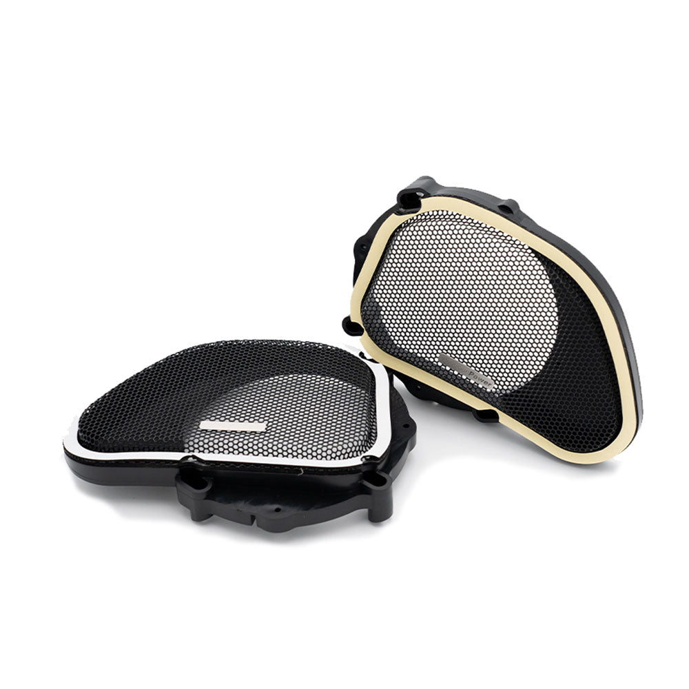 Precision Power HT Stage 4 Plug & Play Amp And Speaker Package With SoundStream Reserve HDHU.9813RG Radio For 1998-2013 Harley Davidson® Road Glide