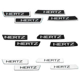 HogBadge Hertz Logo Kit for 23.5-2024 Street Glide CVO Front & Rear Speaker Grilles