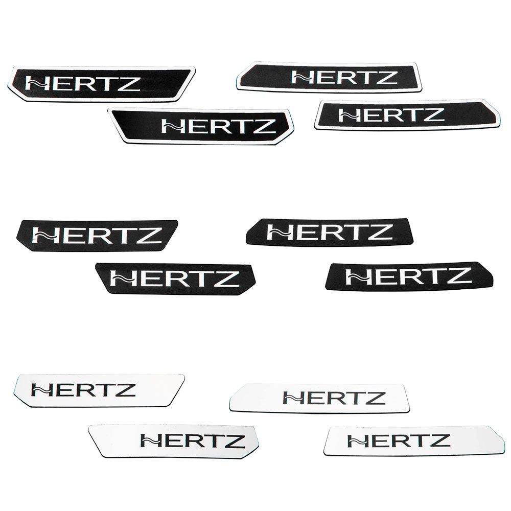 HogBadge Hertz Logo Kit for 2023.5-2024 Road Glide CVO Front & Rear Speaker Grilles