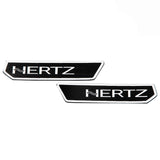 HogBadge Hertz Logos for 2023.5-Up CVO Road Glide Front Speaker Grilles Only